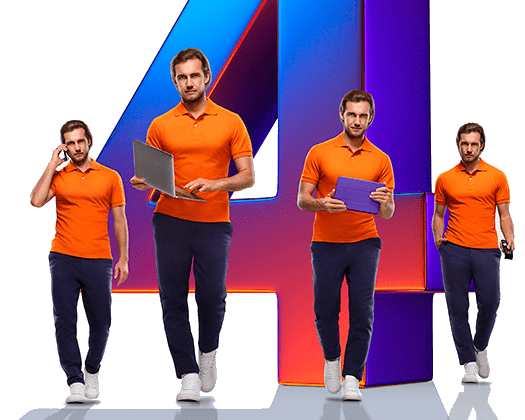 Великолепная четверка Ростелеком в&nbsp;посёлок Найнтахн (Республика Калмыкия)